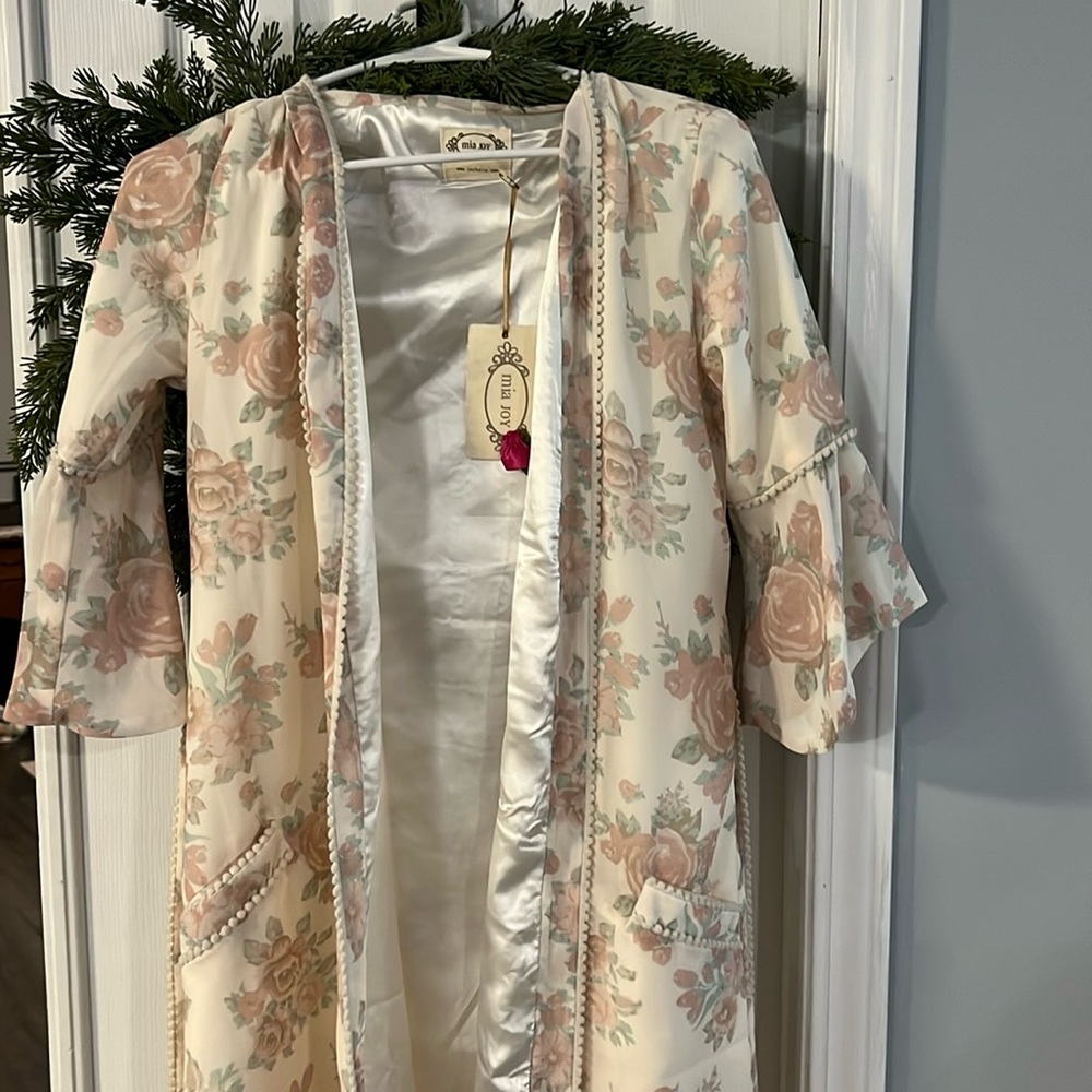Floral Cardigan - Joyfolie Mia Joy
